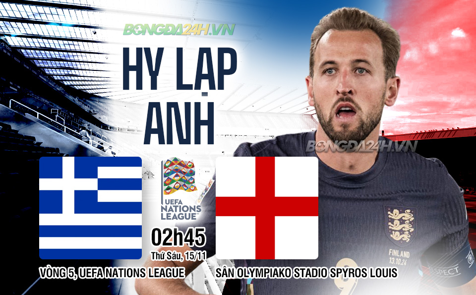 Hy Lạp vs Anh - Tam sư quyết đòi lại món nợ 2 Cuộc đối đầu được mong chờ Hy Lạp đấu Anh - Tam sư quyết đòi lại món nợ